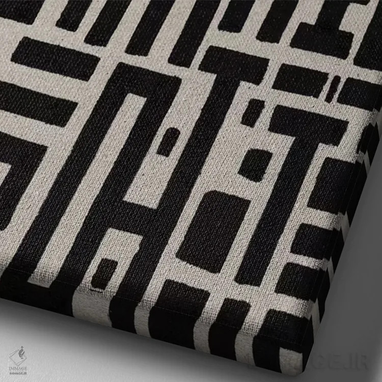 تابلو تریپ هاپ در شهر (سبک موسیقی) اثر باروف - نمای نزدیک بافت بوم