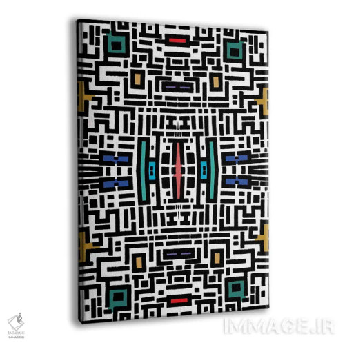 تابلو مرکز شهر در تابستان اثر باروف - نمای پرسپکتیو محصول