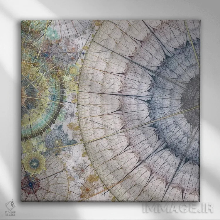 تابلو موتورهای ساعت III اثر جیمز برگارت - نمای روبهرو روی دیوار