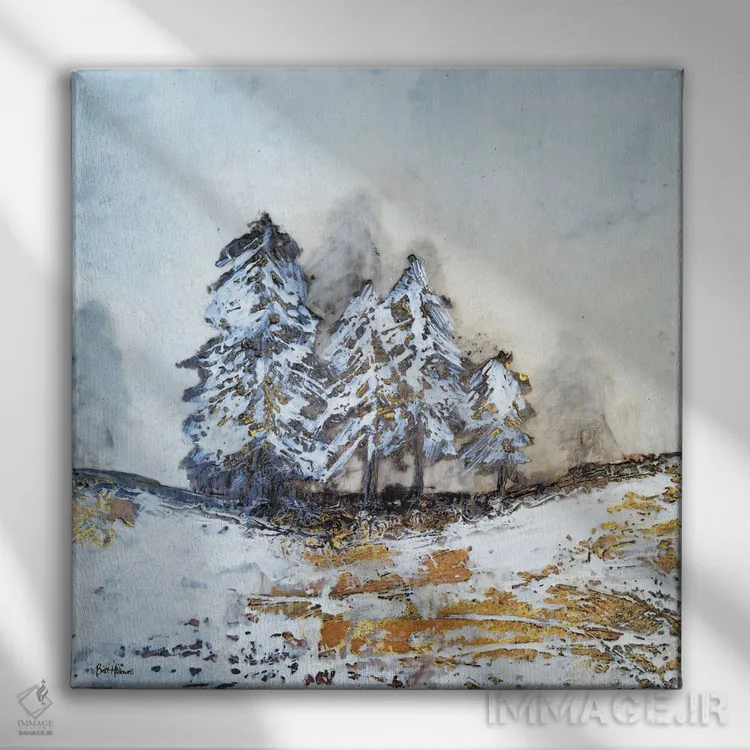 تابلو آخرین مرز I اثر بریت هالوِول - نمای روبهرو روی دیوار