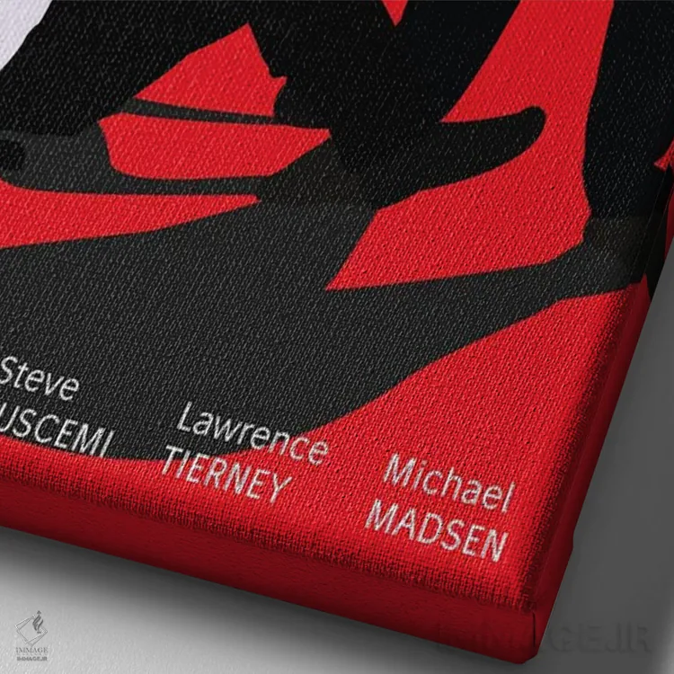 تابلو سگهای انباری (فیلم) اثر بوریلیانا - نمای نزدیک بافت بوم