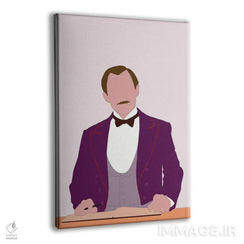 تابلو هتل بزرگ بوداپست I (فیلم) اثر بوریلیانا - نمای پرسپکتیو محصول