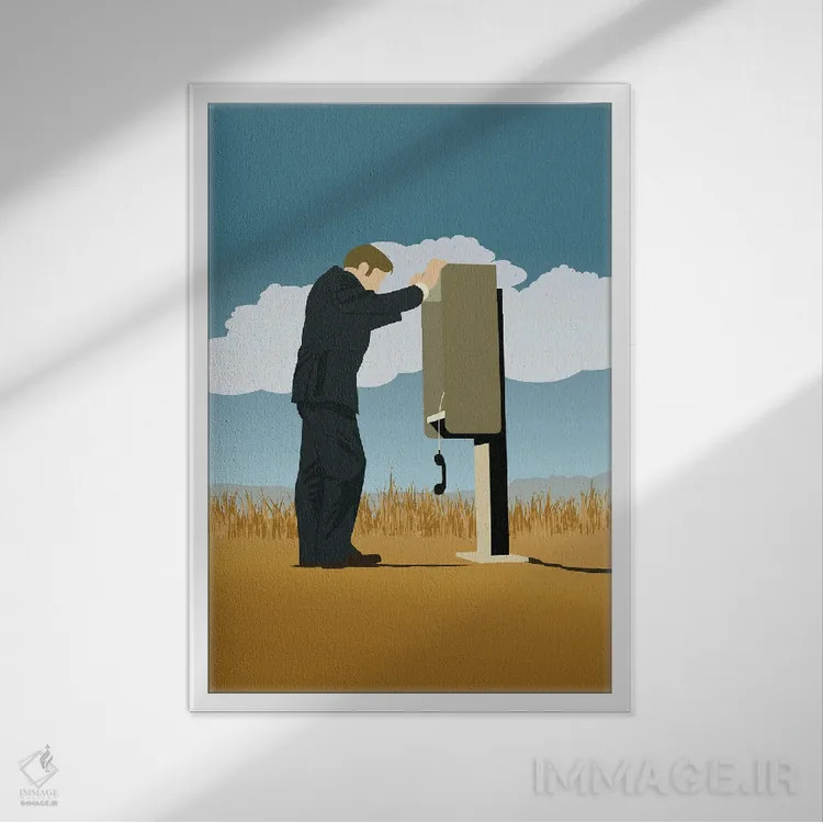 تابلو بهتره با سال تماس بگیری II (سریال) اثر بوریلیانا - نمای قابدار سفید