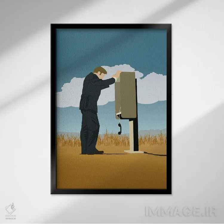 تابلو بهتره با سال تماس بگیری II (سریال) اثر بوریلیانا - نمای قابدار مشکی