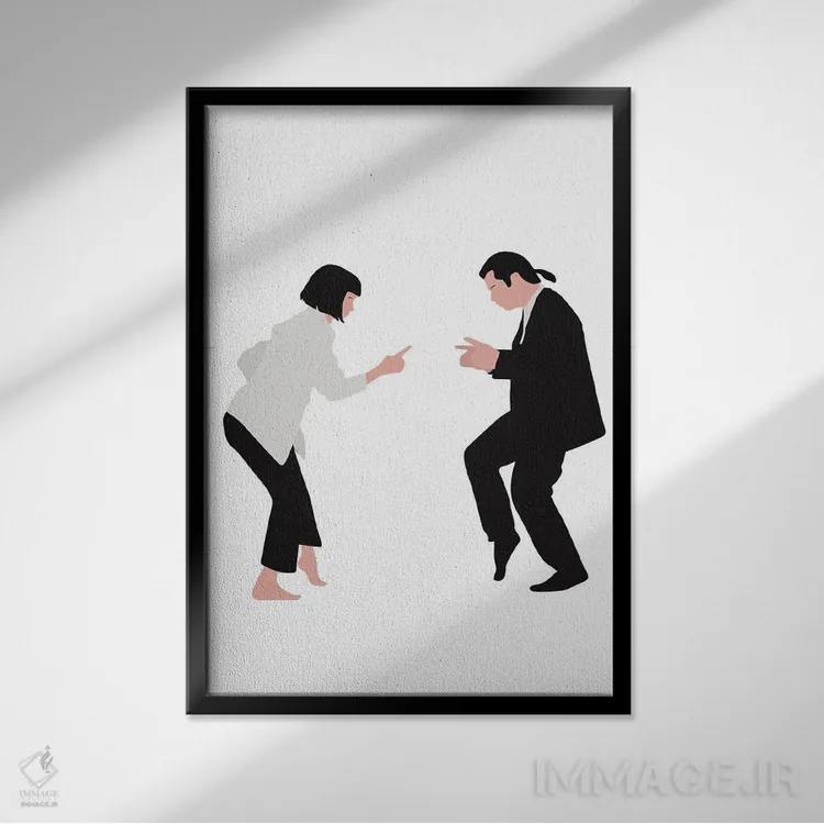 تابلو رقص داستان عامهپسند III اثر بوریلیانا - نمای قابدار مشکی