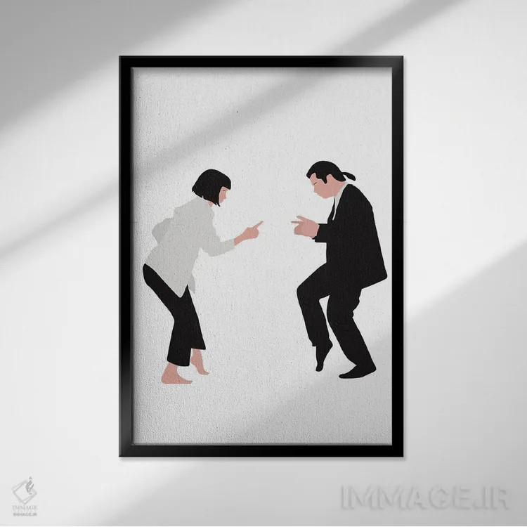 تابلو رقص داستان عامهپسند III اثر بوریلیانا - نمای قابدار مشکی