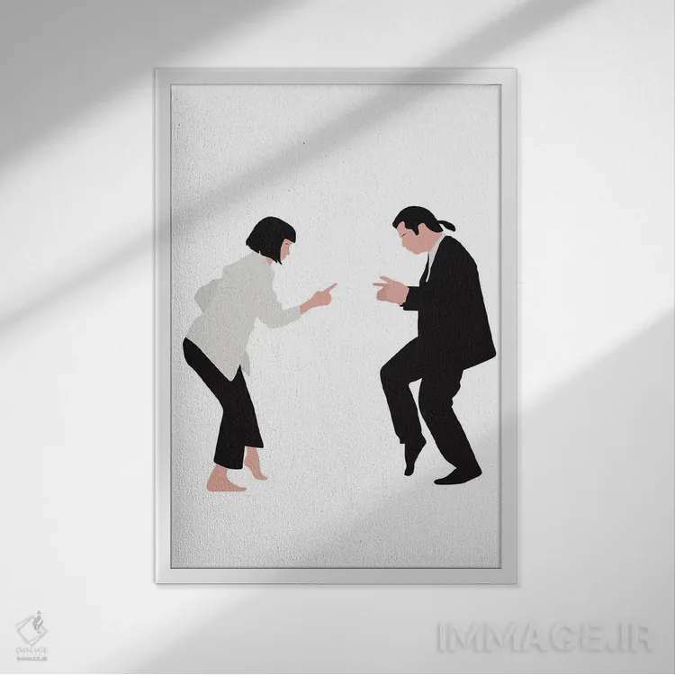 تابلو رقص داستان عامهپسند III اثر بوریلیانا - نمای قابدار سفید