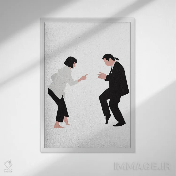 تابلو رقص داستان عامهپسند III اثر بوریلیانا - نمای قابدار سفید