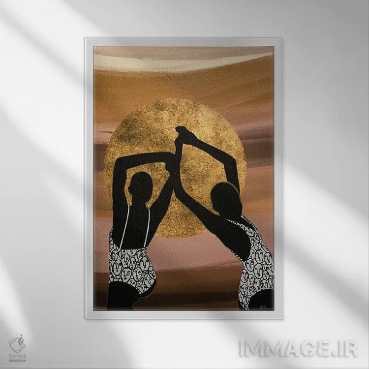 تابلو بیخیال اثر بری پیپنز - نمای قابدار سفید