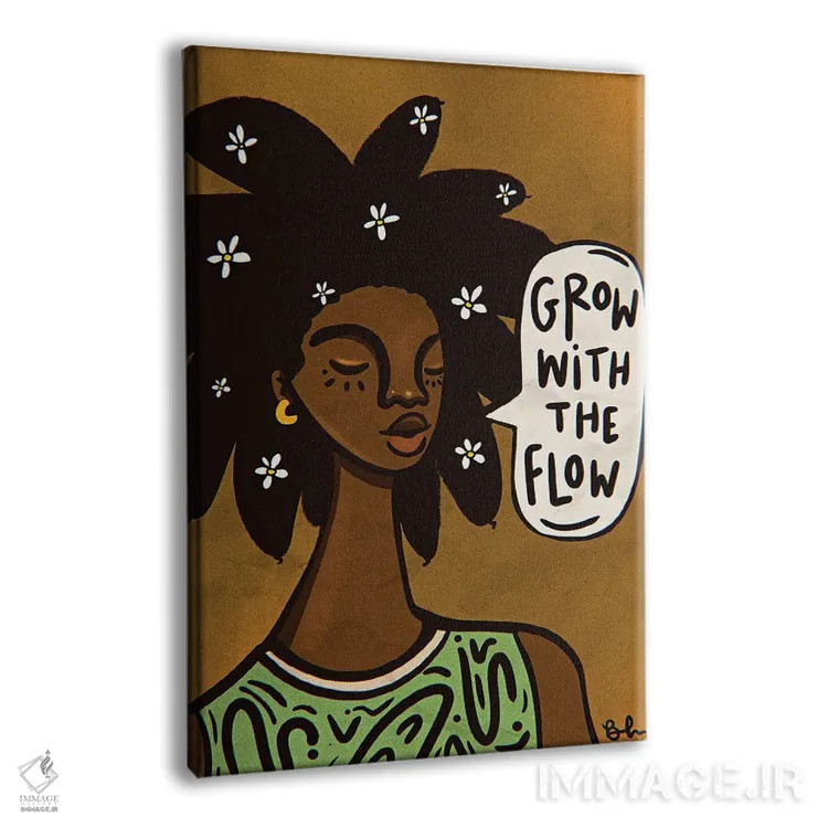 تابلو با جریان رشد کن اثر بری پیپنز - نمای پرسپکتیو محصول