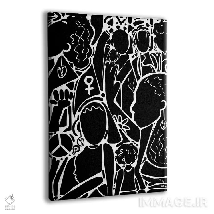 تابلو نقشها II اثر بری پیپنز - نمای پرسپکتیو محصول