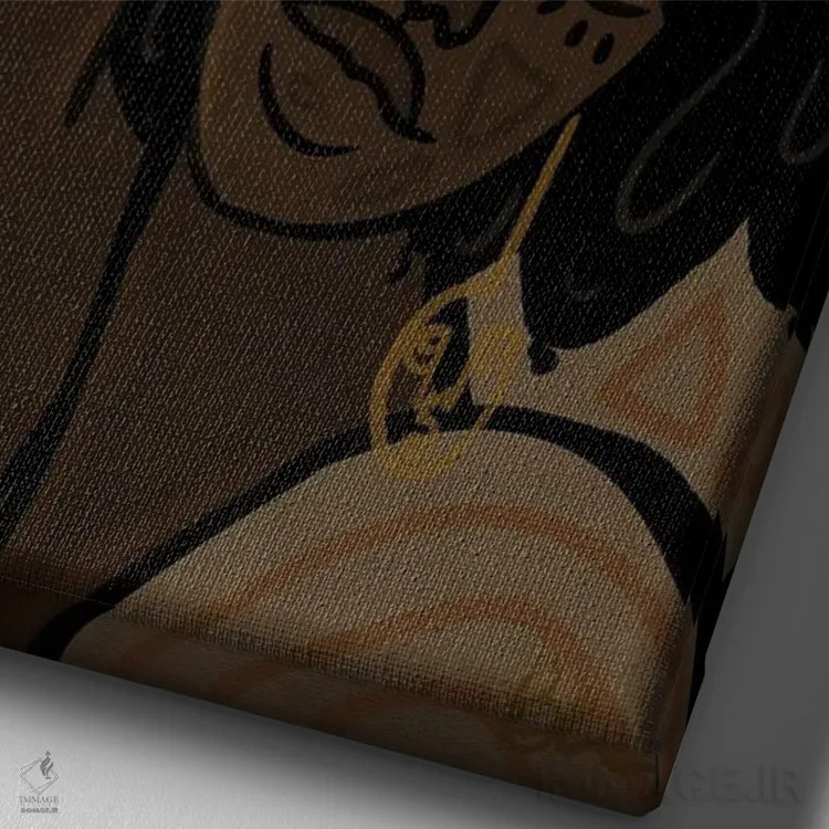 تابلو تسلیبخش اثر بری پیپنز - نمای نزدیک بافت بوم