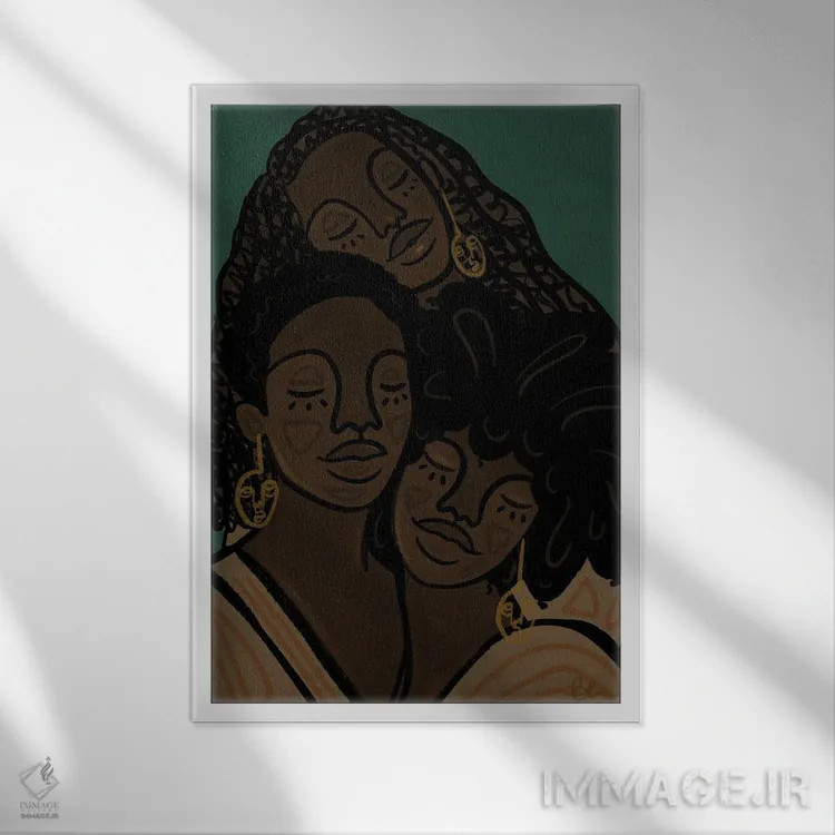 تابلو تسلیبخش اثر بری پیپنز - نمای قابدار سفید