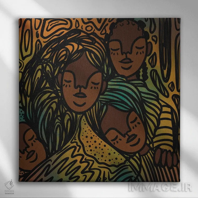 تابلو مرا نگه دار اثر بری پیپنز - نمای روبهرو روی دیوار