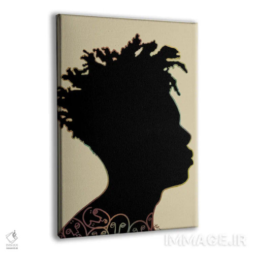 تابلو سیلوئت او (مرد) اثر بری پیپنز - نمای پرسپکتیو محصول