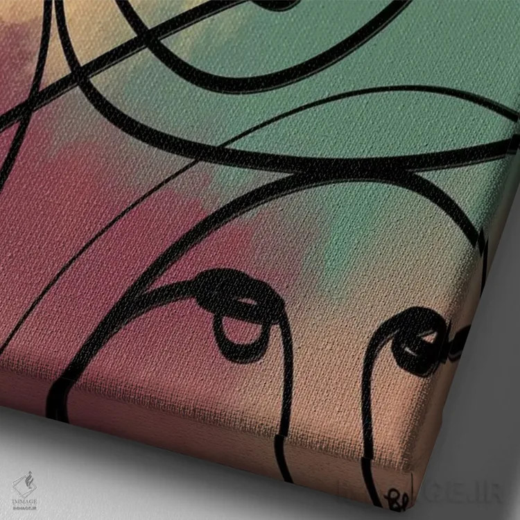 تابلو در تمام طول مسیر اثر بری پیپنز - نمای نزدیک بافت بوم