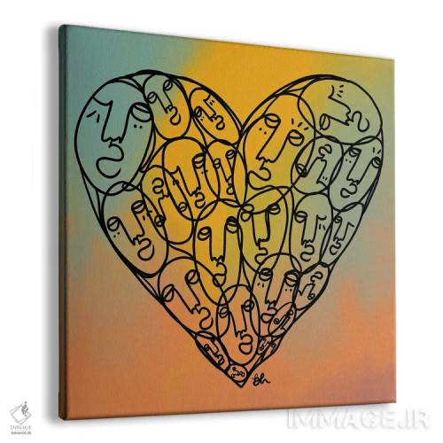 تابلو عشق اثر بری پیپنز - نمای پرسپکتیو محصول