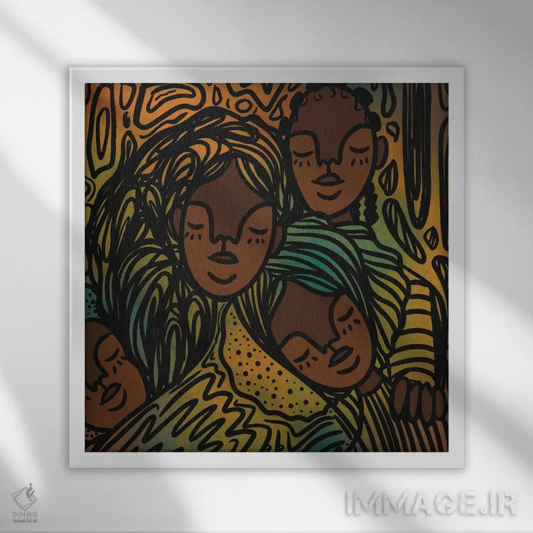 تابلو مرا نگه دار اثر بری پیپنز - نمای قابدار سفید