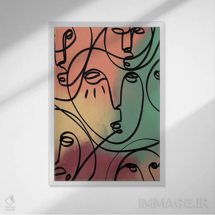 تابلو در تمام طول مسیر اثر بری پیپنز - نمای قابدار سفید