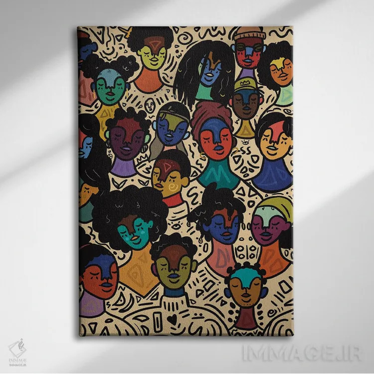 تابلو پرطراوت اثر بری پیپنز - نمای روبهرو روی دیوار