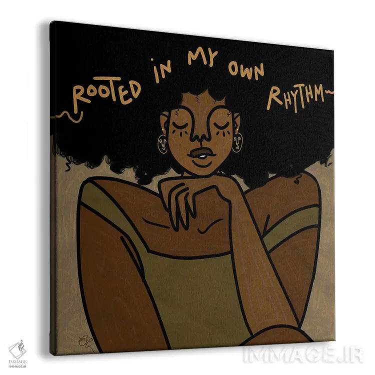 تابلو ریشهدار اثر بری پیپنز - نمای پرسپکتیو محصول