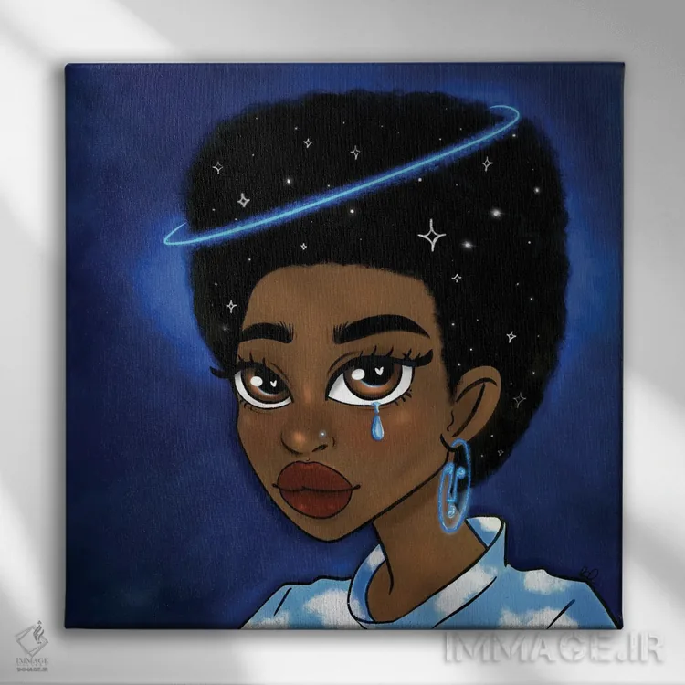 تابلو ستارهبینی اثر بری پیپنز - نمای روبهرو روی دیوار