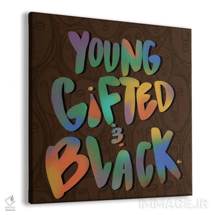 تابلو جوان، بااستعداد و سیاهپوست اثر بری پیپنز - نمای پرسپکتیو محصول