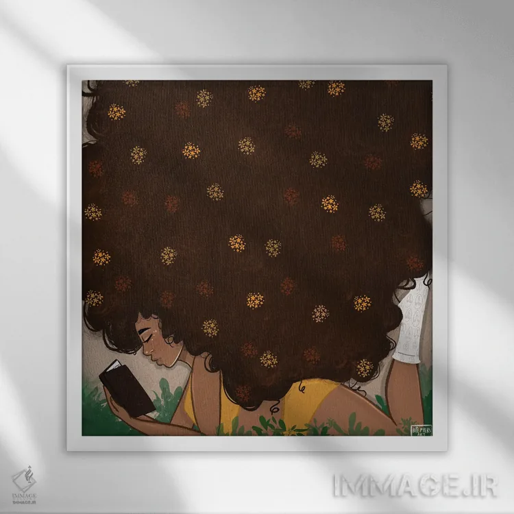 تابلو گمشده در صفحات اثر بری پیپنز - نمای قابدار سفید