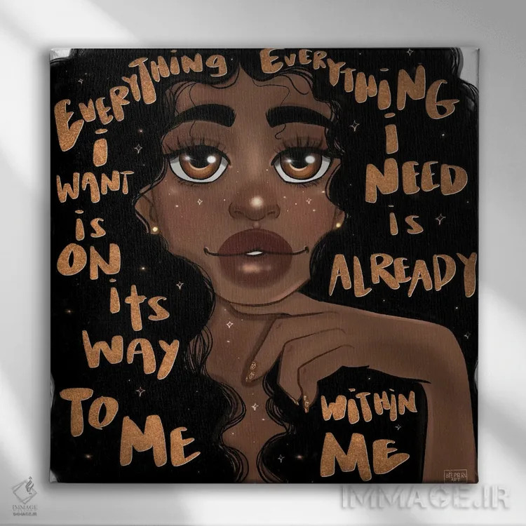 تابلو تأییدش کن اثر بری پیپنز - نمای روبهرو روی دیوار