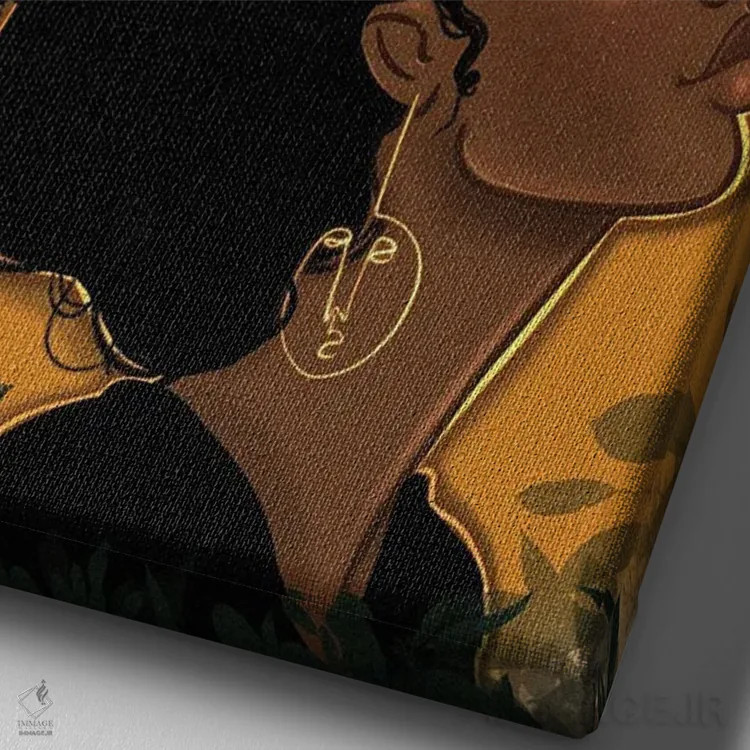 تابلو برخیز اثر بری پیپنز - نمای نزدیک بافت بوم