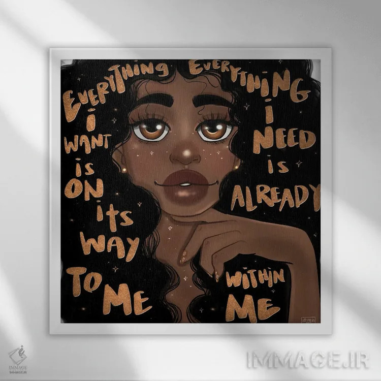 تابلو تأییدش کن اثر بری پیپنز - نمای قابدار سفید