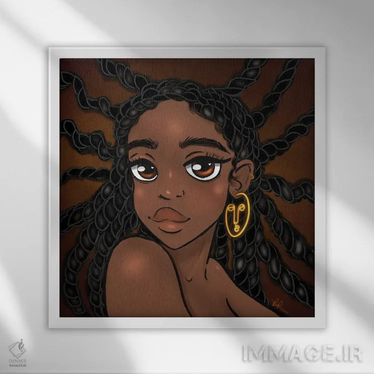 تابلو رها کردن اثر بری پیپنز - نمای قابدار سفید