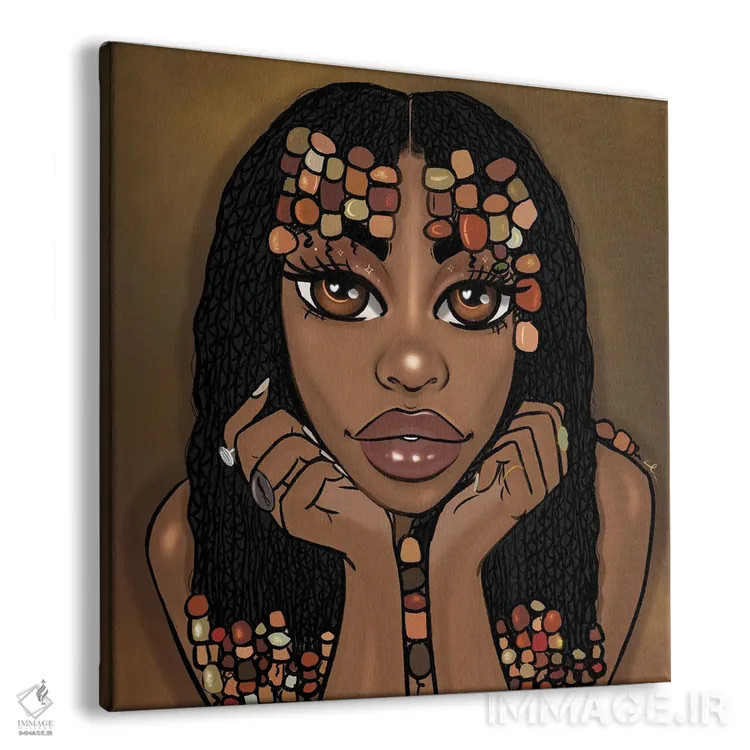 تابلو الهه اثر بری پیپنز - نمای پرسپکتیو محصول