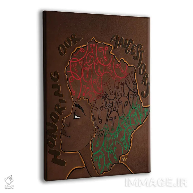 تابلو به اجدادمان احترام بگذاریم اثر بری پیپنز - نمای پرسپکتیو محصول