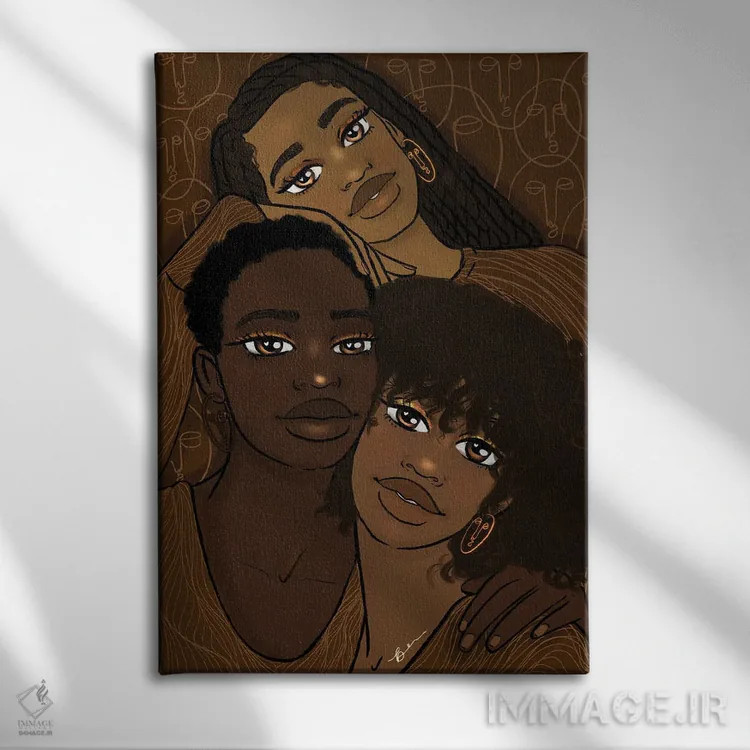 تابلو حواسم به تو هست اثر بری پیپنز - نمای روبهرو روی دیوار