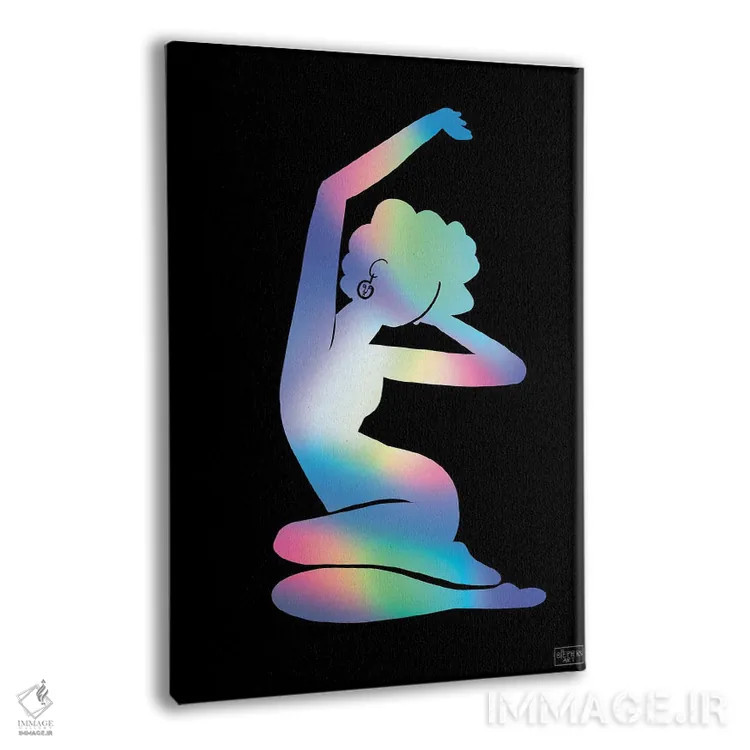 تابلو برخیز و بدرخش اثر بری پیپنز - نمای پرسپکتیو محصول