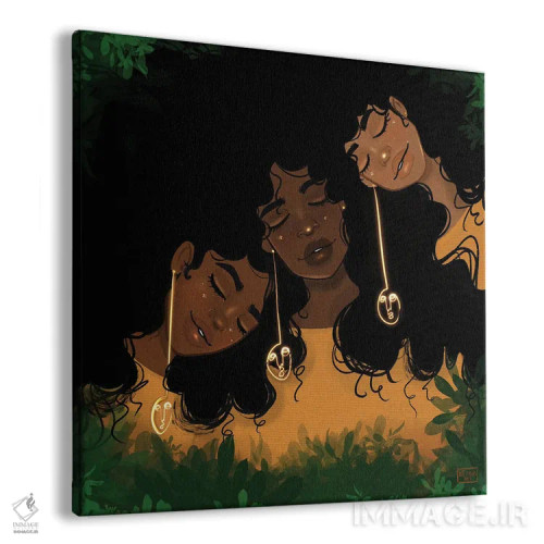 تابلو متواضع/ریشهدار (وابسته به متن) اثر بری پیپنز - نمای پرسپکتیو محصول