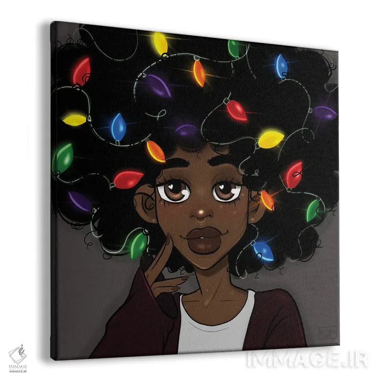 تابلو در هم تنیده اثر بری پیپنز - نمای پرسپکتیو محصول