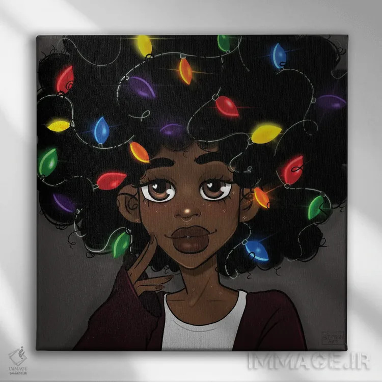 تابلو در هم تنیده اثر بری پیپنز - نمای روبهرو روی دیوار