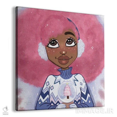 تابلو گوی برفی اثر بری پیپنز - نمای پرسپکتیو محصول