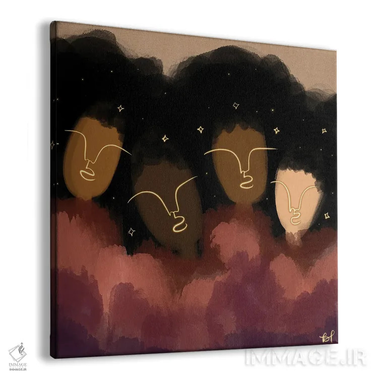 تابلو مادران معنوی اثر بری پیپنز - نمای پرسپکتیو محصول