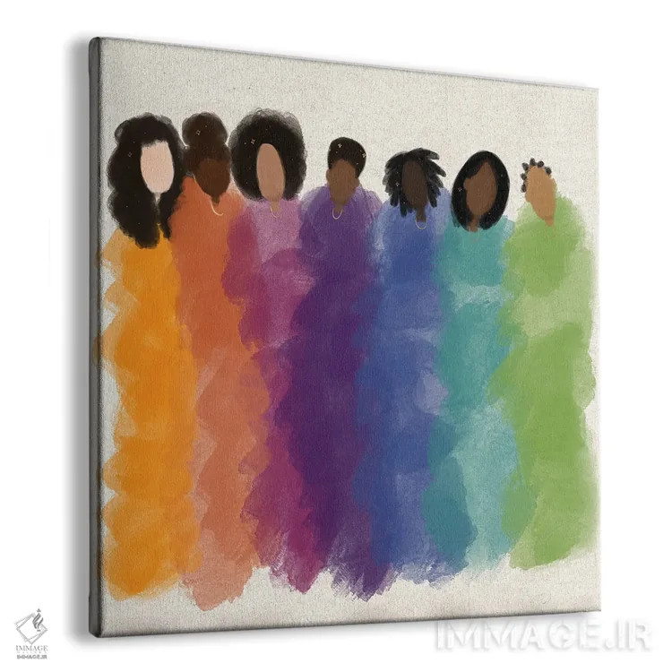 تابلو دختران رؤیا اثر بری پیپنز - نمای پرسپکتیو محصول