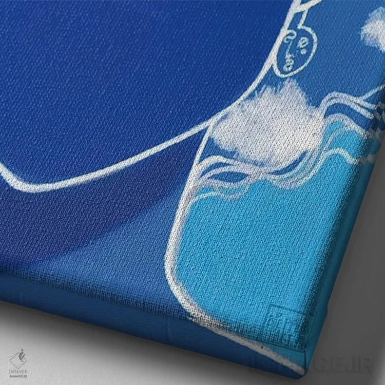 تابلو حواسپرت/کلهپوک (محاوره) اثر بری پیپنز - نمای نزدیک بافت بوم