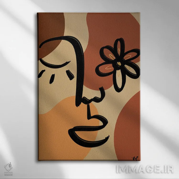 تابلو شکوفه دادن اثر بری پیپنز - نمای روبهرو روی دیوار