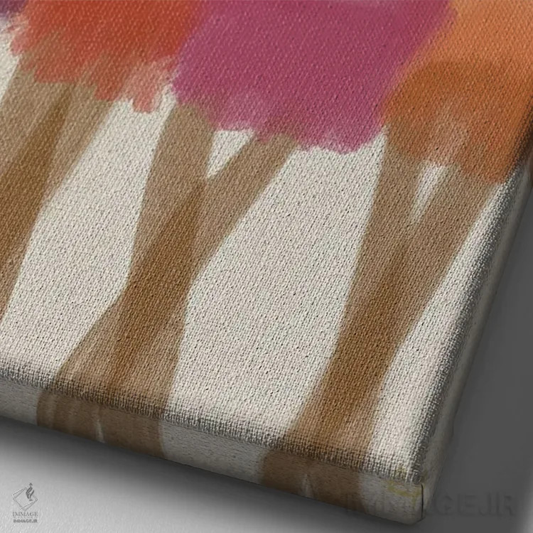 تابلو عمهها و خالهها اثر بری پیپنز - نمای نزدیک بافت بوم