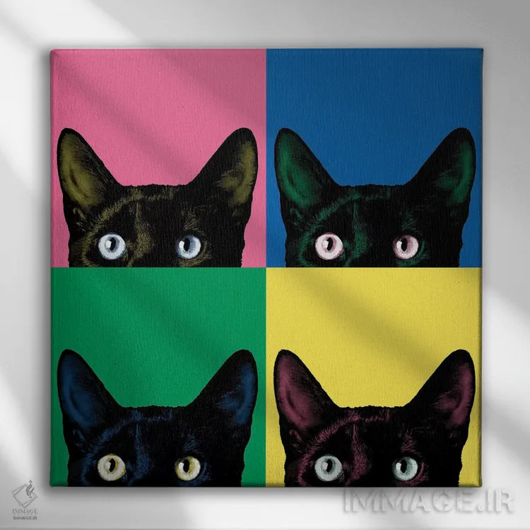 تابلو شور کنجکاوی اثر جان برتلی - نمای روبهرو روی دیوار