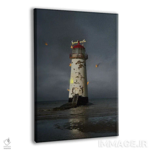 تابلو خانهای بر شن بنا شده اثر جیسون بروک - نمای پرسپکتیو محصول