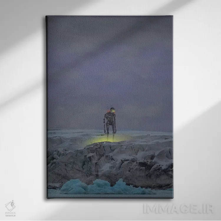 تابلو عشق همه جا هست اثر جیسون بروک - نمای روبهرو روی دیوار