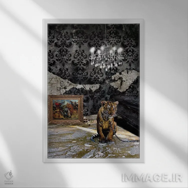 تابلو روزهای شکوه اثر جیسون بروک - نمای قابدار سفید