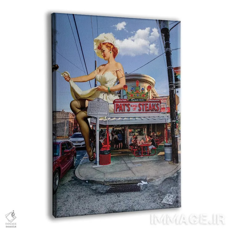 تابلو پینآپ فیلادلفیا اثر جیسون بروک - نمای پرسپکتیو محصول